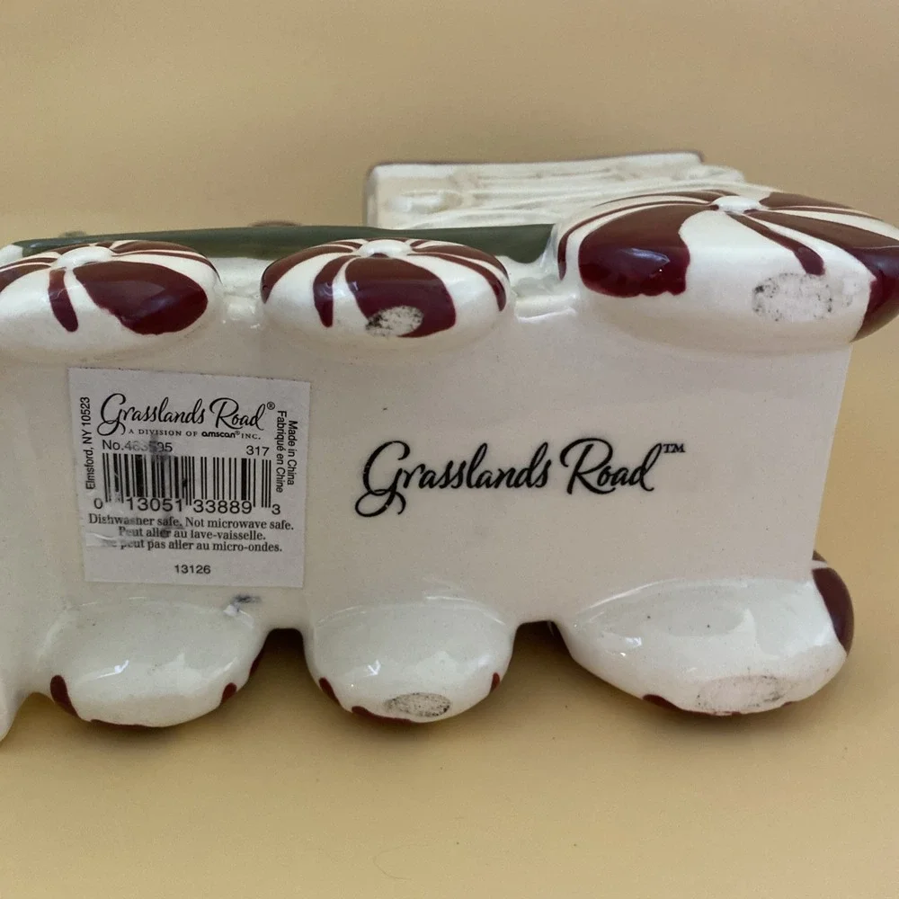 Train Engine Candy Dish By Grasslands Road-Great Colors #463605